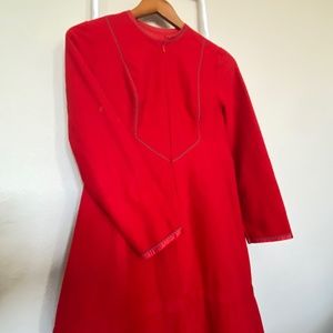 Vassarette Maxi Red Boho Dress Size 11